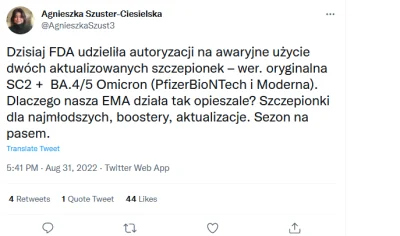 hansschrodinger - Trzeba się szczepić, pani profesor Szuster-Ciesielska zaleca jak na...