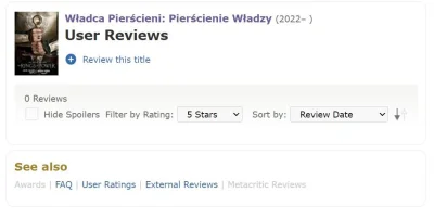 Erehr - Na IMDB nie ma przecież recenzji niższych niż 6/10. Właścicielem IMDB jest Am...