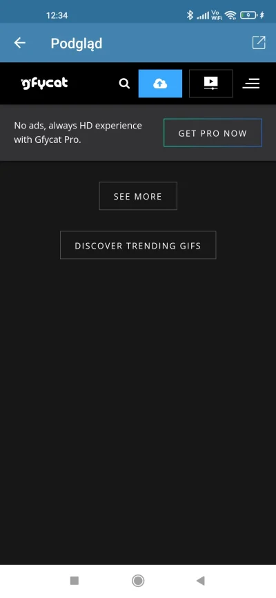 xuel - Nie działa mi gfycat. Wchodzę telefonie na androidzie na jakiś link do tej str...