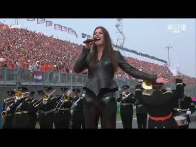 ashmedai - National Anthem at the Dutch F1 GP performed by ❤️ Floor Jansen.
#floorja...