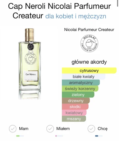 maaagic - Cześć, sprzedam dekant ~9ml Nicolai Parfumeur Createur - Cap Neroli w cenie...