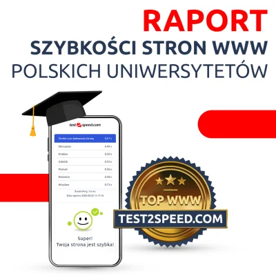 test2speed - Serwis test2speed.com zbadał szybkość stron WWW polskich uniwersytetów. ...