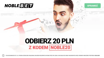 Typeria - W dniach 5-8 września można zgarnąć darmowe 20 zł za rejestrację w Noblebet...