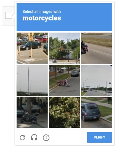 Mediocretes - @mariosek1: ostatnio co chwile motocykle na captcha ( ͡º ͜ʖ͡º)