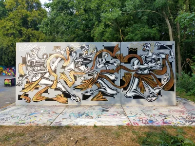 Arsen667 - Lokalizacja Zuid park, Haga. Instagram @luksprzeziks #grafiti #haga #stree...