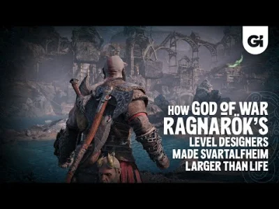 greven - Nowy gameplay z God of War Ragnarök. Krótki pokaz mechanik w świecie Svartal...