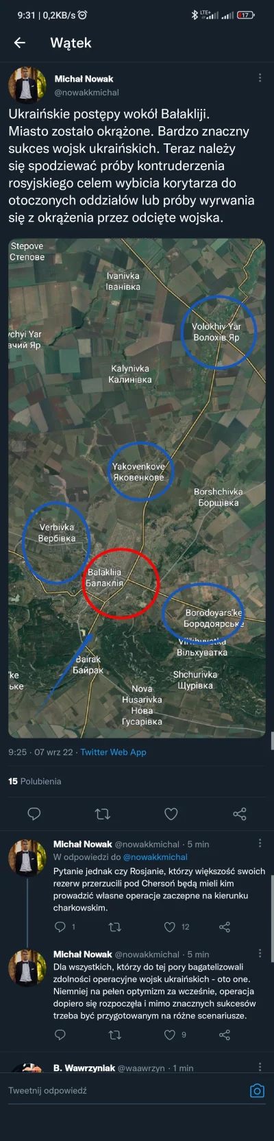 Pachlak - >Ukraińskie postępy wokół Bałakliji. Miasto zostało okrążone. Bardzo znaczn...