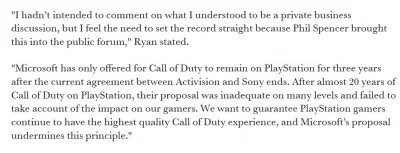 Poroniec - Microsoft oferował Sony, że Call of Duty na pewno będzie wydawane na Plays...