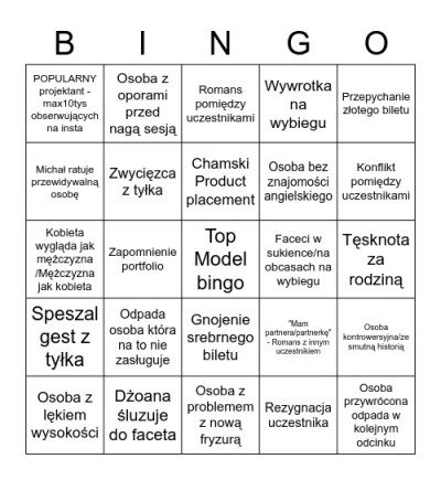 Lionidas - Jako że nowy sezon lada moment rusza zrobiłem bingo. Proszę się częstować ...