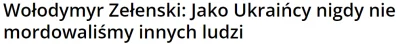 Jazz-III - To jakiś ruski fake chyba, przecież chad Zelenski prezydent świata, przyja...