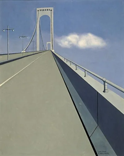 Clark_Nova - Ralston Crawford, Whitestone Bridge
#malarstwo #sztuka