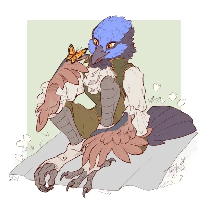 lycaon_pictus - #furry #avian