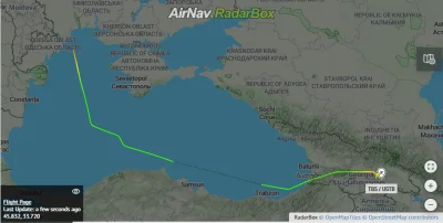 Calhil - Ktos sobie przelecial z Gruzji na Ukraine xD

#ukraina #flightradar24