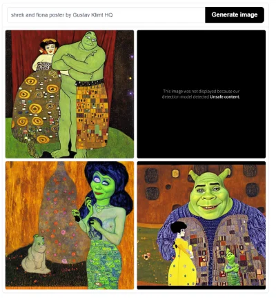 djk - @djk: Shrek i fiona by Klimt