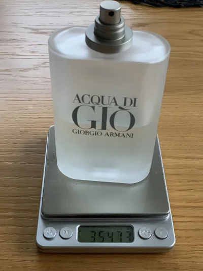ZnUrtem - @dobrypiotrek: Mam Acqua di Gio we flakonie 200 ml do oddania (pic rel):