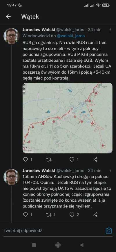 OBAFGKM - Jarosław #wolski przyznaje, że jednak w Chersoniu UKR mają postępy i coś je...