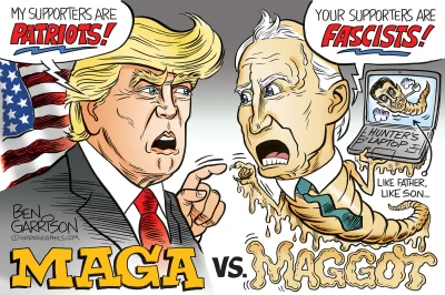 drpt - Nowy Ben Garrison - https://grrrgraphics.com/maga-vs-maggots/
#heheszki #humo...