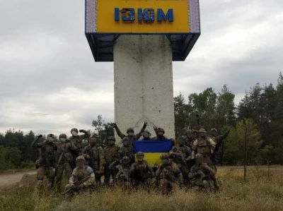 OttoBaum - Ukraińcy oficjalnie w Izium.