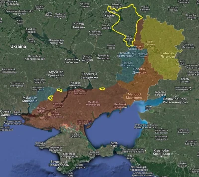 Aryo - Na bazie prorosyjskiej mapy da się wywnioskować, że Ukraińska armia wyzwoliła ...