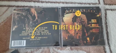 metalnewspl - Błąd, który pojawił się na tylnej części okładki nowej płyty Megadeth: ...