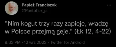 CipakKrulRzycia - #heheszki #lgbt #2137 #fakenews 
#papiez #polska