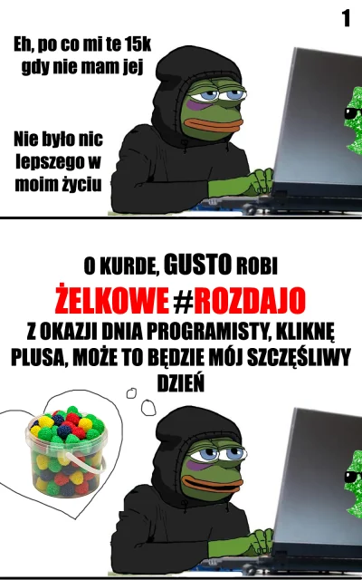 Kwasny_konfident - Uwaga #programista15k i fani #programowanie ( ͡° ͜ʖ ͡°)

Dzisiaj...