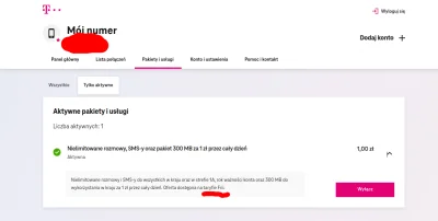 Poludnik20 - #telefonykomórkowe To była świetna taryfa w T–Mobile. Jeśli na którymś n...