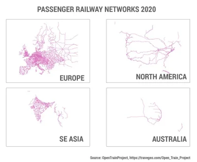 Lifelike - #graphsandmaps #swiat #transport #kolej #ciekawostki