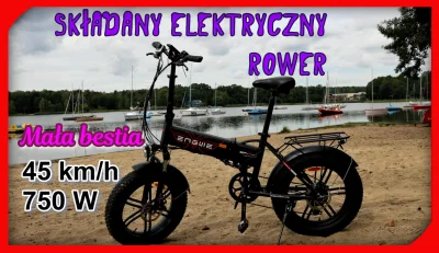 telchina - Składany górski rower elektryczny Engwe EP-2 Pro to bestia rozpędzająca si...