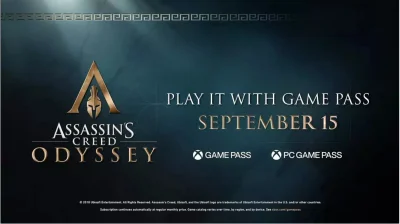 NoKappaSoldier73 - Assassin's Creed Odyssey od dziś w #xbox #gamepass