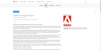 le1t00 - Adobe przejęło Figmę
#figma #adobe 
https://news.adobe.com/news/news-detai...