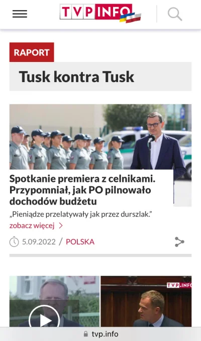 kone - Widze ze Donald Tusk ma na TVP.info swoją rubrykę( ͡º ͜ʖ͡º)