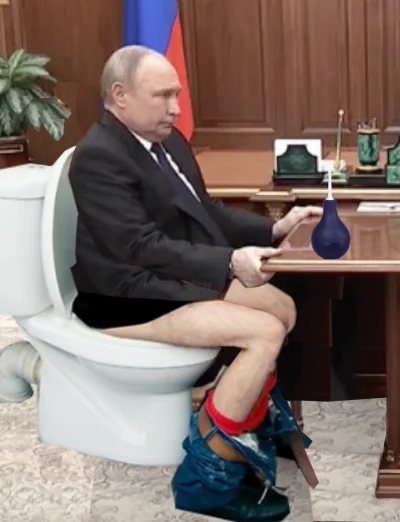 Budo - @szakalakier: Putin już jest w sedessie xD