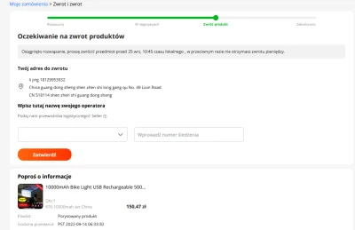 ZAWADIAK - Zwracał ktoś towar do Chin z aliexpress? Jak to wygląda?
Obecnie jestem w...