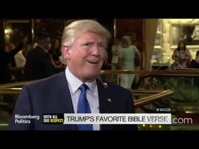 Kielek96 - Donald Trump w jednym wywiadzie stwierdził, że Biblia jest jego ulubioną k...
