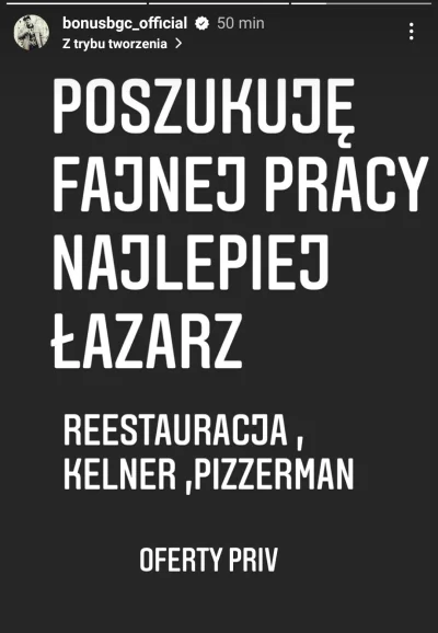 whatsup666 - Od Łazarskiego gladiatora do kelnera w kilka lat. Bonus szybko awansuje ...