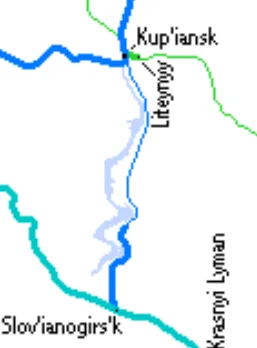 Kagernak - @Kagernak: Ponadto wzdłuż rzeki biegnie linia kolejowa od Kupiańska, mija ...