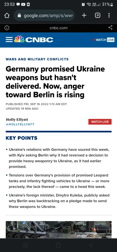kristweety - > Wiesz, że Niemcy są jednym z głównych dostawców sprzętu dla Ukrainy?
...