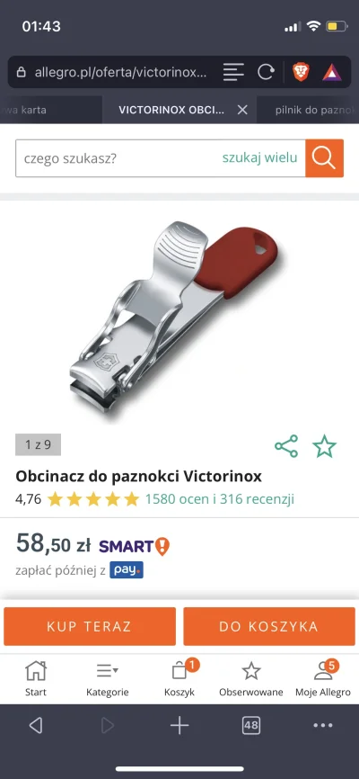 rakujp - Chcialem kupić nowe obcinaczki do paznokci i nie wiem czy wybrać z pilnikiem...