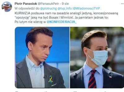 Korneliusz4 - @Neobychno: W dodatku startował z listy Konfederacji samemu nie będąc w...