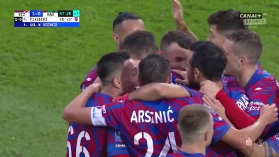f....._ - Raków Częstochowa 1:0 Radomiak

45+3' Fabian Piasecki, gol sezonu 2022/23

...