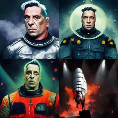 SiewcaZaglady - Till Lindemann as spaceship capitan