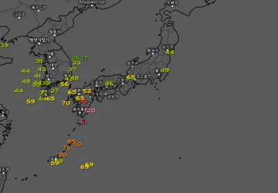 HaelSturm - @lugrzz: Normalne ciśnienie dla tajfunów. Raporty ze stacji meteo z JP ty...
