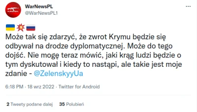 A.....i - Zełeński ładnie mąci w kacapskich szeregach. Bardzo dobre przesuwanie okna ...