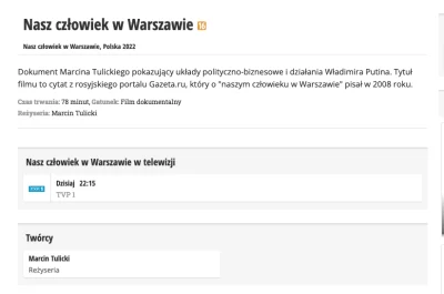 JanParowka - Obsrani w tvp1 już ripostują dokumentem szklaującym Tuska o 22:15