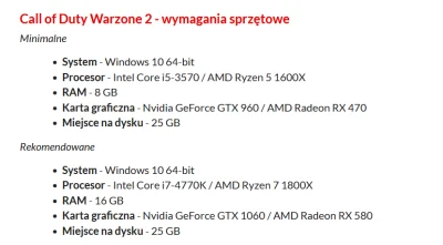 BornToDie69 - Już na którejś stronie widzę wymagania Ważone 2 i miejsce na dysku 25 g...