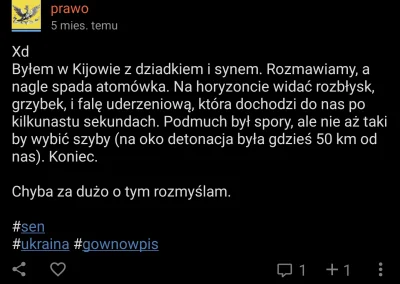 prawo - @entropy_: xdddd, ja na prawdę taki sen miałem. I nie jestem onucą:(