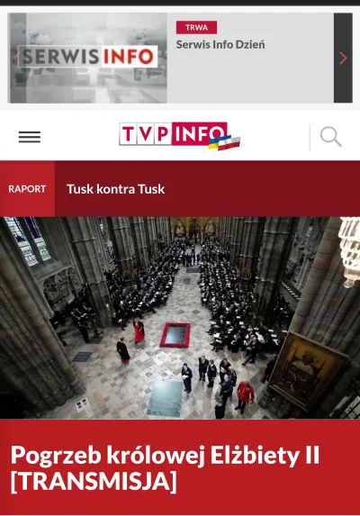 venividi - Wiecie że TVP Info na swojej stronie ma taki wybitny ficzer jak "RAPORT: T...