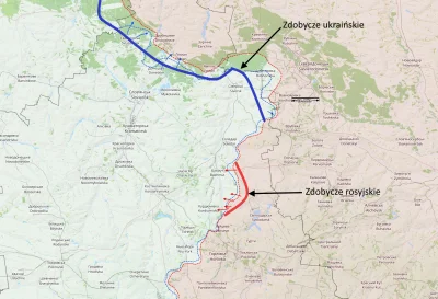 Aryo - Inna mapa z na szybko naniesionymi zmianami rejonów na wschód od Słowiańska i ...
