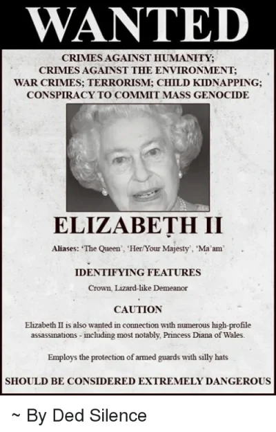 F.....z - #elzbieta #krolowa #wielkabrytania #zbrodniarz